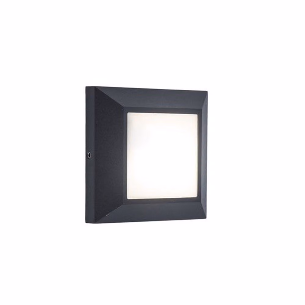 LUTEC Helena Lampada da parete per esterni a LED 4000 K 4W IP54 antracite