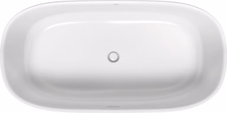 Duravit Zencha Baignoire en pose libre ovale, habillage sans soudure, 1800x900mm, blanc mat, 700463000000000, 700463000000000