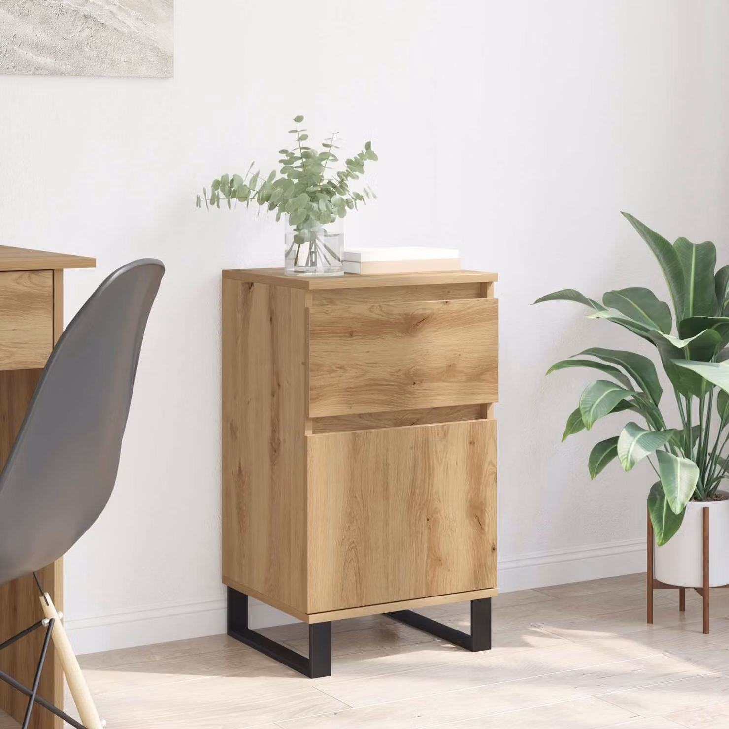 Credenza moderna vidaXL in legno color marrone L/P/H: 35 x 40 x 70 cm