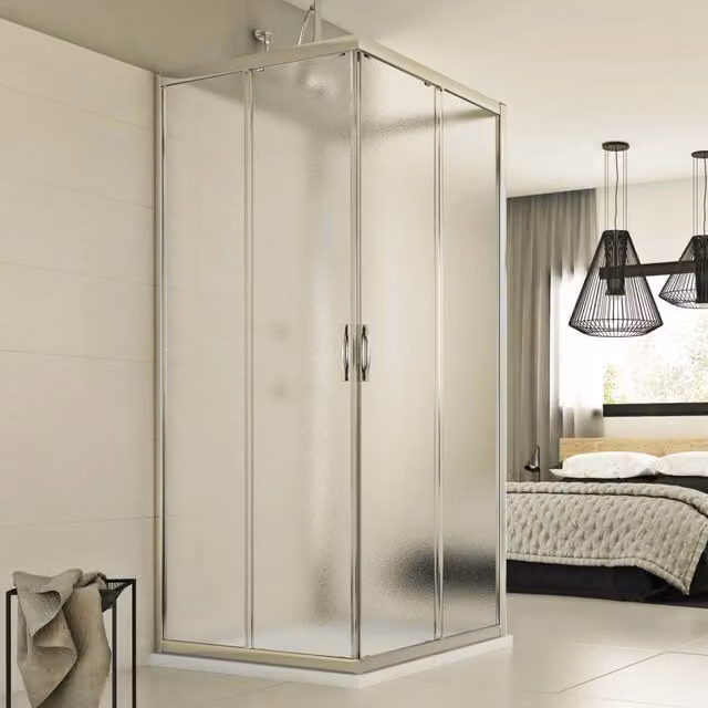 Box Doccia 3 lati 75x75x75 CM H198 stampato C mod. Evolution Trio