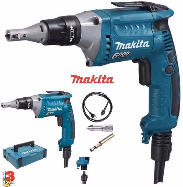 Avvitatore reversibile per viti autoperforanti cartongesso Makita FS6300RXJ 570W