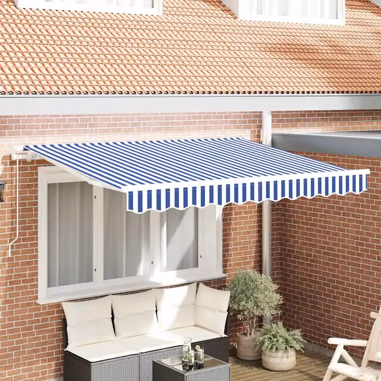 Telo di ricambio per tenda da sole vidaXL in poliestere multicolore L: 3,5 m x P: 2 m