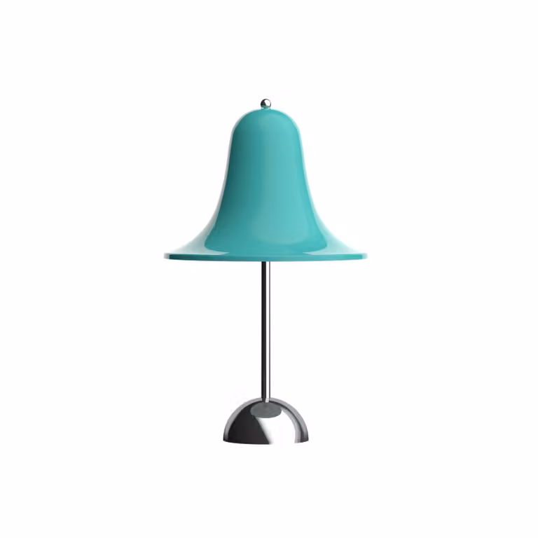 Verpan Lampada da tavolo Pantop, dimmerabile, Verde, Soggiorno / Sala da pranzo, Metallo, Design, Lampada da tavolo