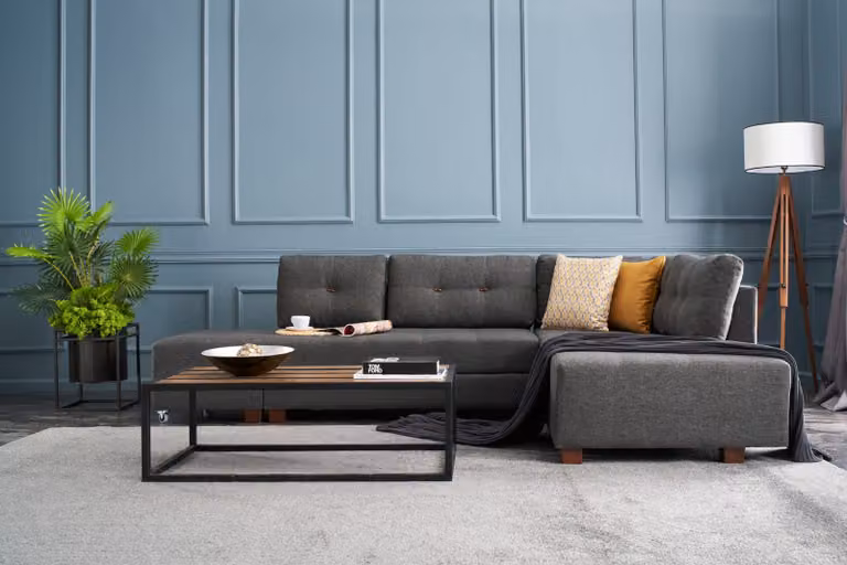 Hanah Home, Manama- BLC2544, antracite, divani letto, struttura: legno / pannelli di fibra