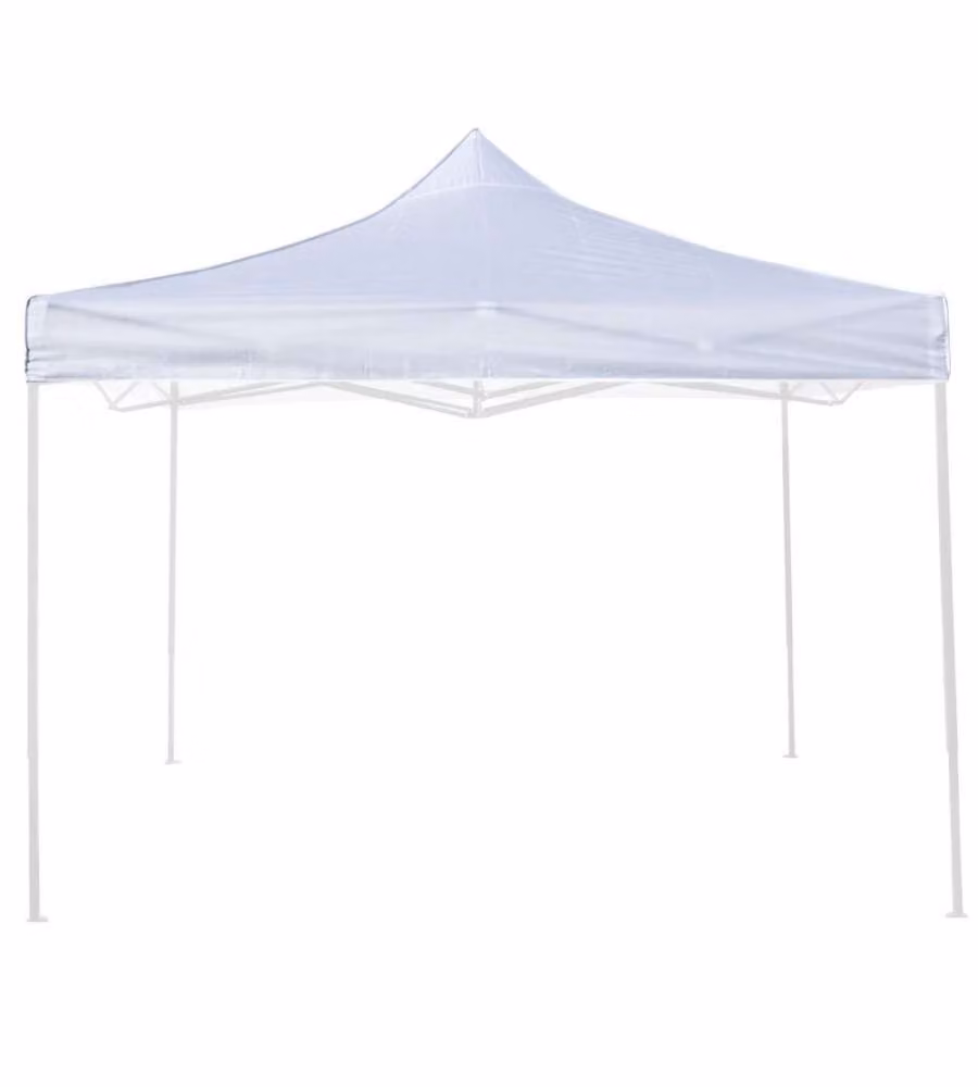 Telo tetto Bianco 2,90 x 2,90 impermeabile per ricambio gazebo richiudibile