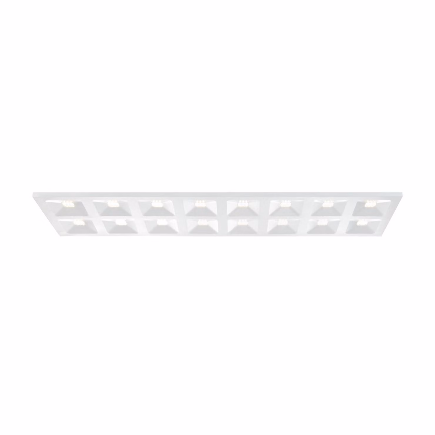 Sylvania Pannello LED Quadro, 120 x 30 cm, 840, DALI dimmerabile, Bianco / Opale, Studio / Ufficio, Metallo