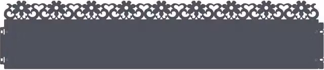Bordure per prato DESIGN IN in acciaio colore antracite, confezione da 30 pezzi, L: 103 cm, H: 22 cm, P: 0,05 cm, modello CFW2146088