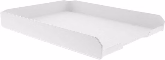 Portadocumenti - Accessori per ufficio - Raccoglitore a scomparti - 9,75 x 12 pollici - Bianco