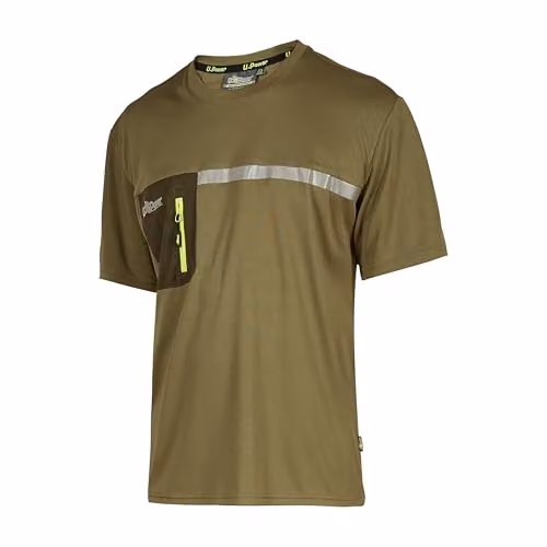 Maglietta T-Shirt Burnt Olive Xl Christal Upower