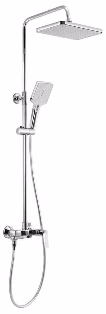 Colonna doccia FLERY con rubinetto a leva, cromo