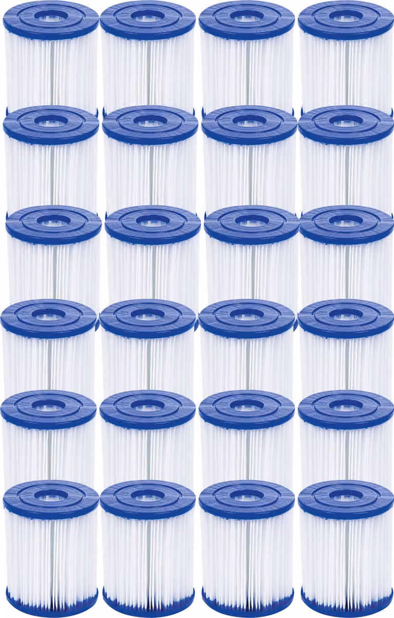 Cartuccia filtrante di dimensioni I 8,0 x 9,0 cm, set economico da 24 pezzi