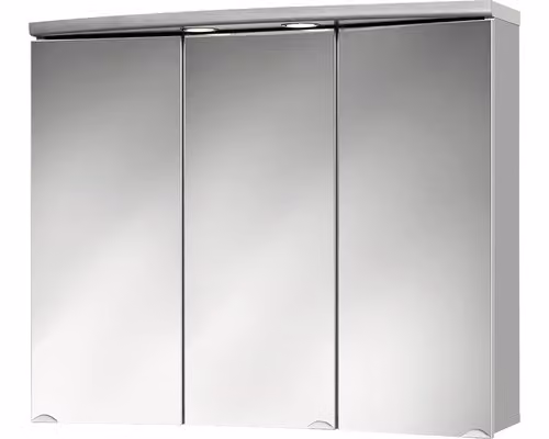 Armadio a specchio Jokey Ancona led colore alluminio 211313110-0140