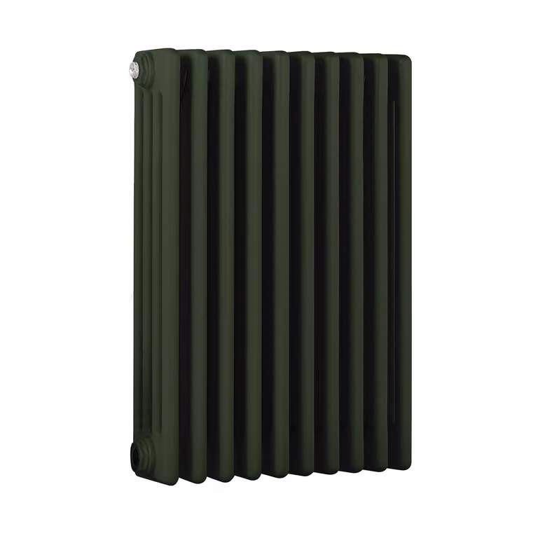 Radiatore Orizzontale a Colonne (4 Colonne) 600mm x 425mm - Verde (Evergreen) - Regent