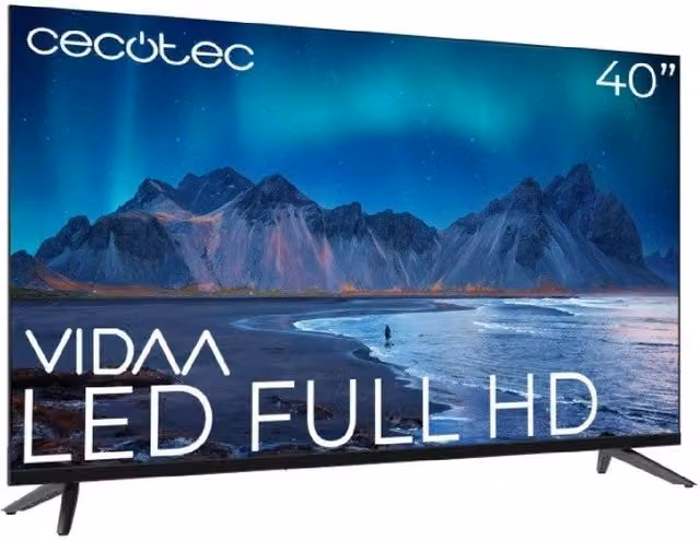 Cecotec Serie A5 ALF50040 Smart TV Full HD LED con Wi-Fi, HDMI e USB, Colore Nero – 1