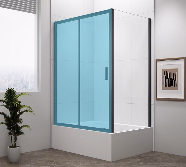 Polysan DEEP BLACK, pannello laterale, 900x1650 mm, vetro trasparente