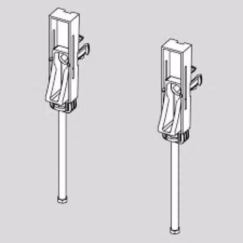 Fixation invisible de TECE pour TECE one WC, 9820356, 9820356