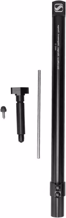 Strumento di calibrazione per mountain bike e bici da corsa: strumento di misurazione leggero realizzato in alluminio e pelle, lunghezza 400 mm