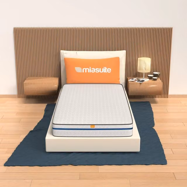 Materasso Ibrido MiaSuite Bianco con Memory Foam L/P/H: 80 x 195 x 22 cm – 1