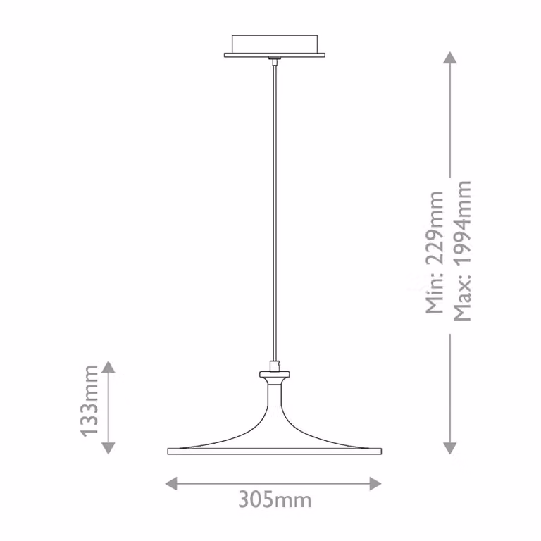 Elstead Lampada a sospensione Issa, dimmerabile, Ottone / Oro, Soggiorno / Sala da pranzo, Alluminio, Vintage, Lampada a sospensione