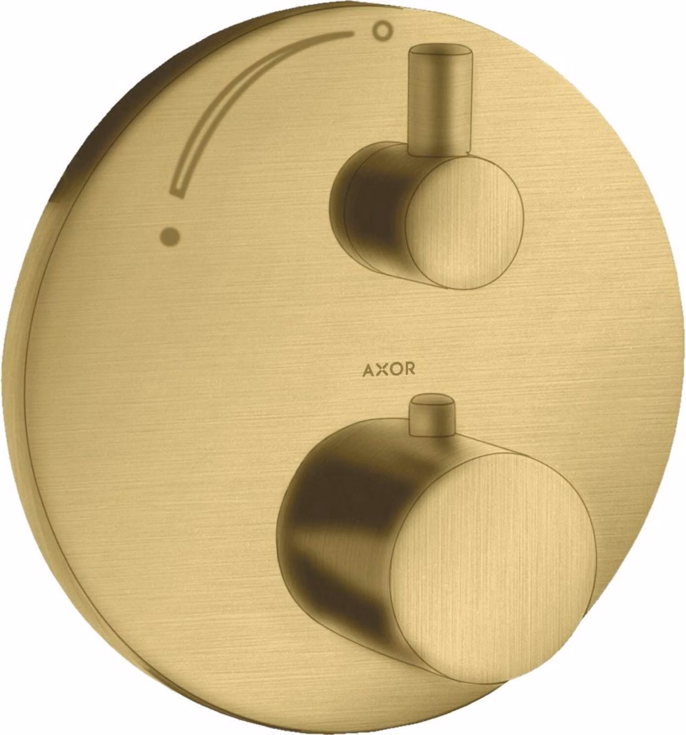 hansgrohe AXOR Uno² Thermostat AXOR Uno² encastré avec robinet d'arrßªt, 1 consommateur, 38700950, 38700950