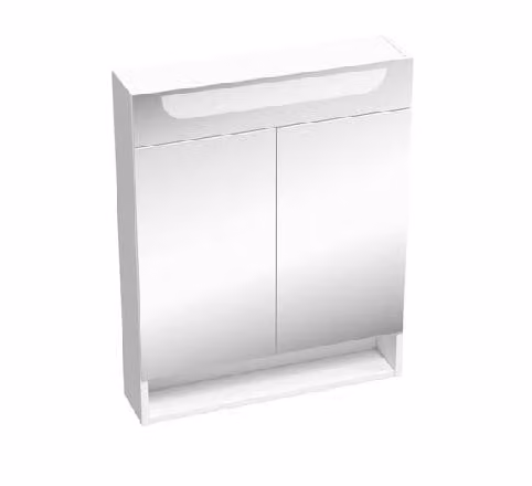 Mobile da bagno con illuminazione RAVAK Classic II a specchio 60 x 76 x 14 cm X000001469