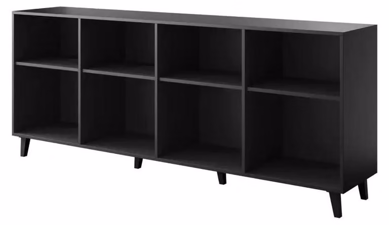 Schermo ETNA 200x42x82 nero opaco