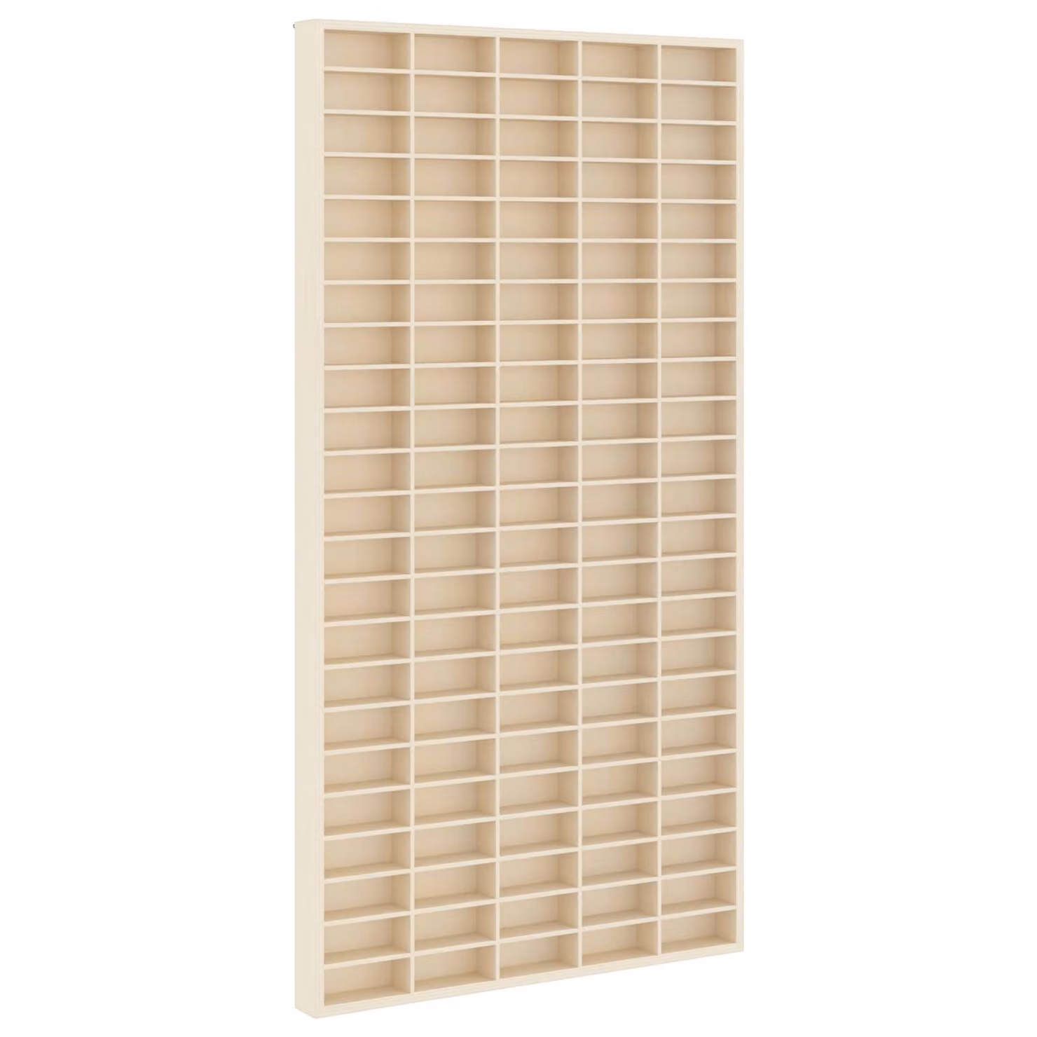 Vetrina da parete moderna vidaXL in MDF beige L 50 cm, P 4,5 cm, H 96 cm