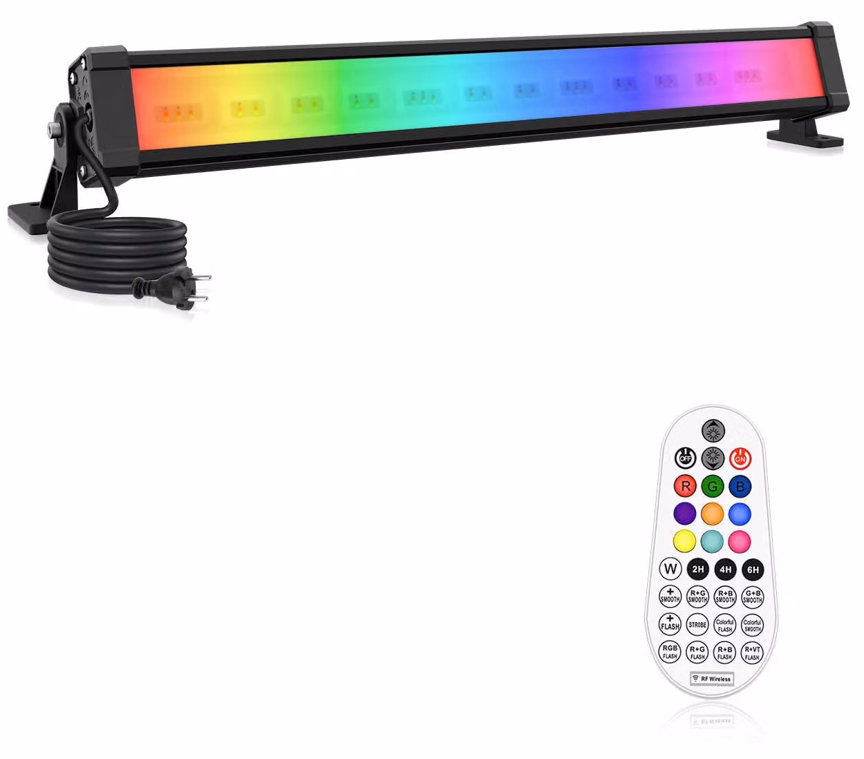 Fareto a LED da 42W, RGB, 10 colori, 30 modalità, grado di protezione IP66, con telecomando