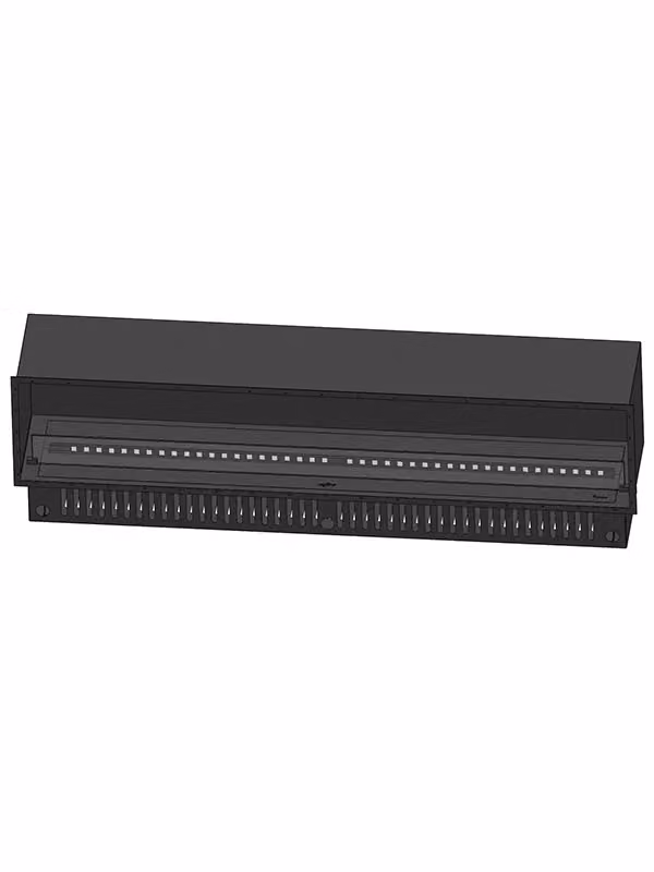 Camino a vapore acqueo INVAPO INSIDE con LED multicolore nero e riempimento automatico L: 220 cm – 2