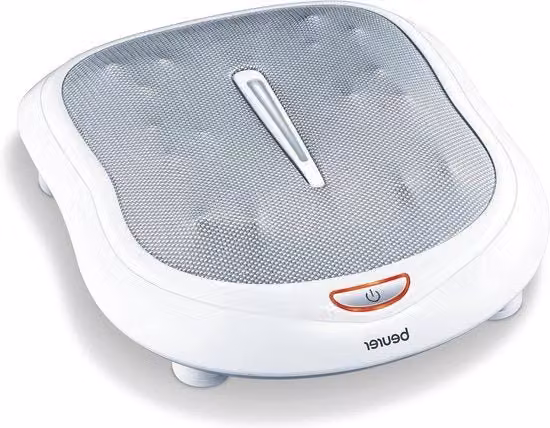 Apparecchio di massaggiatore 60 piedi massaggiatore con 18 testine di massaggi funzione di riscaldamento 2 velocità massaggio shiatsu per migliorare il flusso di sangue - 1 confezione
