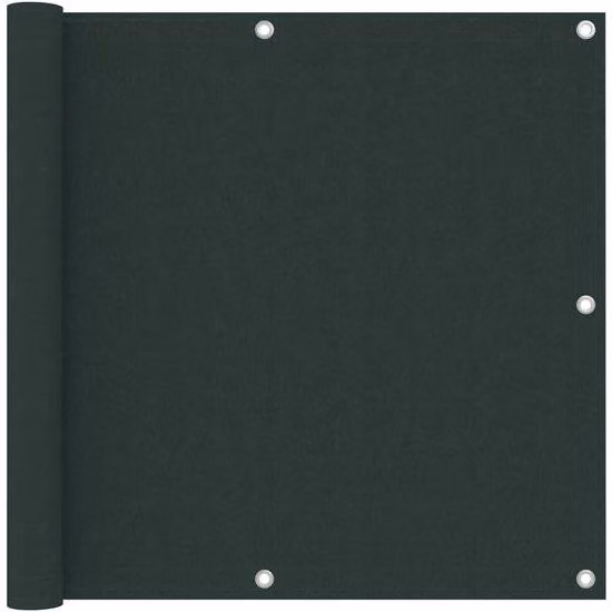 Tenda da balcone - 90x300 cm - Tenda per la privacy - Verde scuro - Resistente al vento e ai raggi UV - Schermatura per balcone