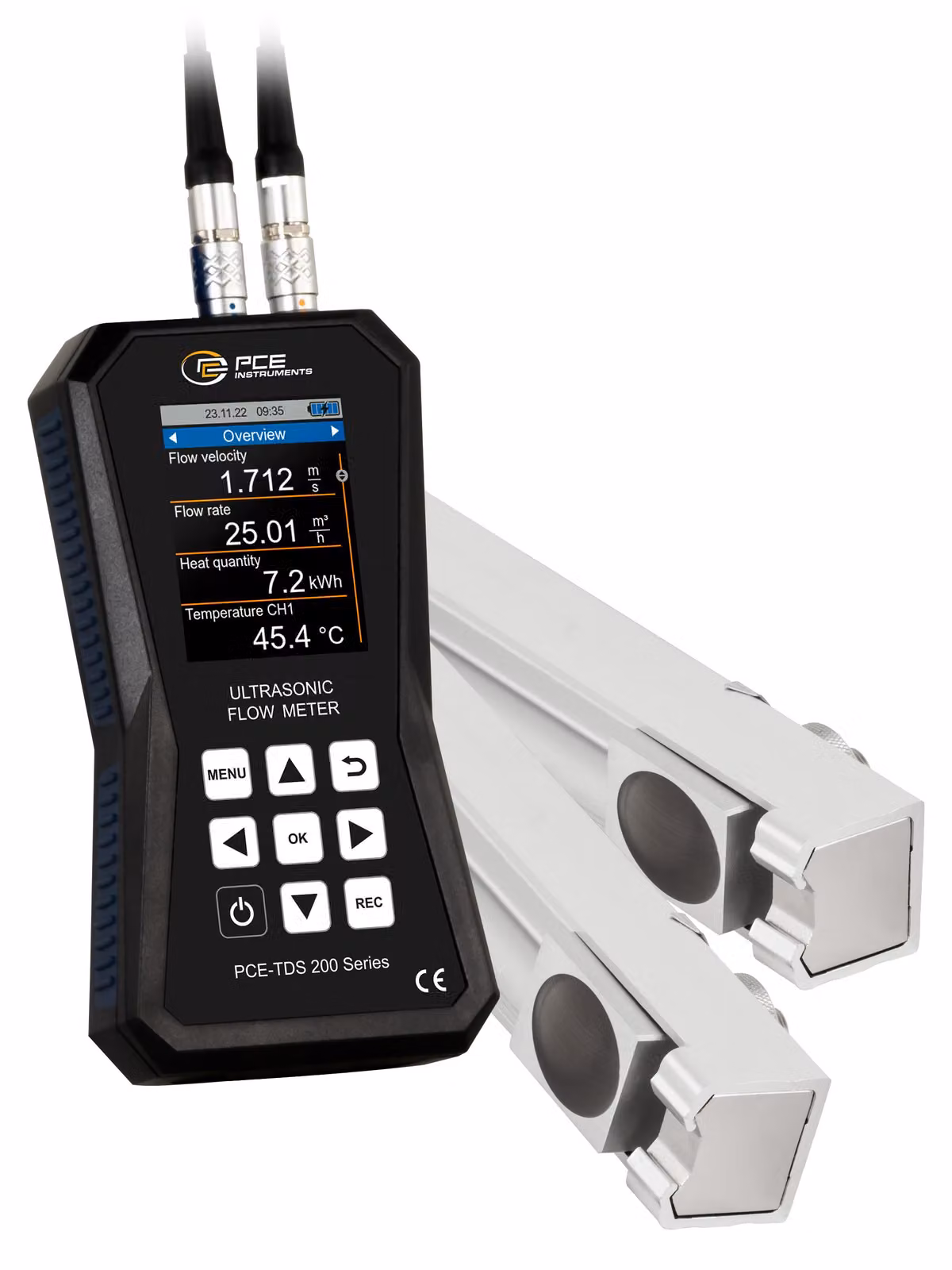 Misuratore di portata a ultrasuoni PCE Instruments modello PCE-TDS 200 MR