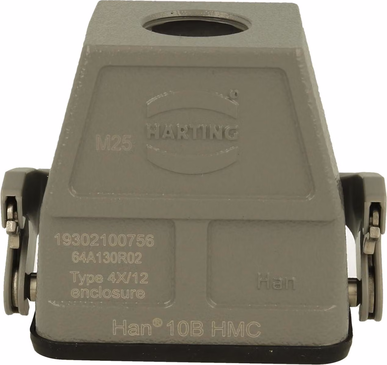 HARTING Han 10B HMC Alloggiamento connettore alto, 1xM25 uscita cavo diritta, con 1 staffa longitudinale - 1 pezzo