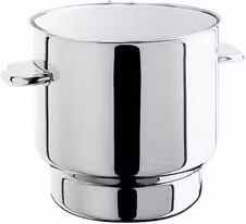 Secchiello portaghiaccio in acciaio inox con maniglie LATINA Cromo lucido, L: 10 cm, H: 11,5 cm