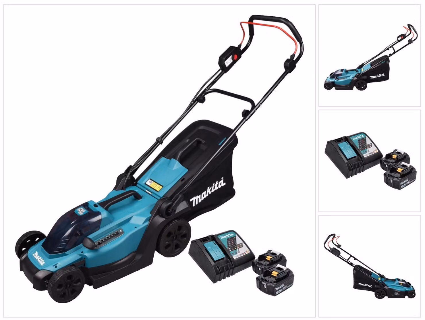Rasaerba a batteria Makita DLM 330 RF2 18 V 33 cm 30 l + 2x batteria ricaricabile 3,0 Ah + caricabatterie