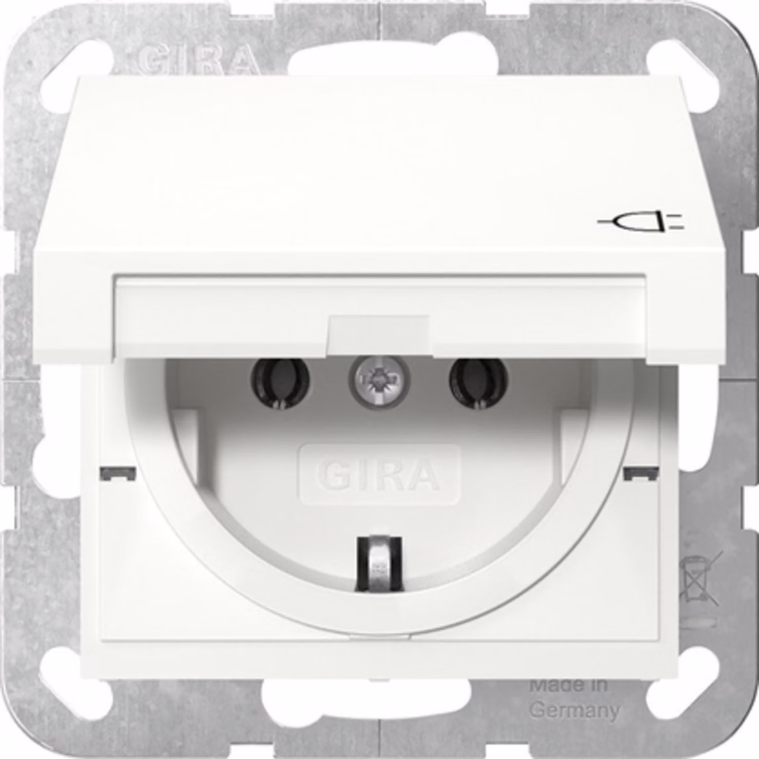 GIRA 445427 SCHUKO KD System 55 Reinweiß (445427)