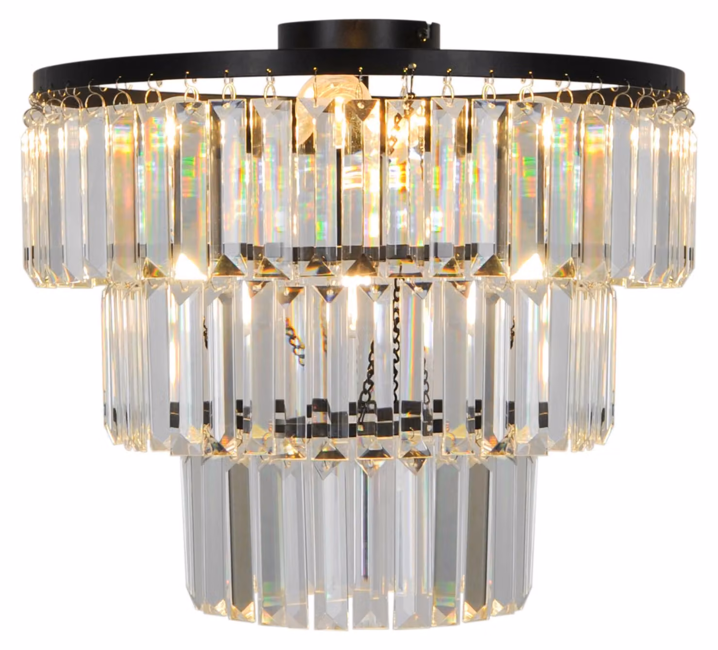 Lampada da soffitto TIFANNY P17127-4-BK Linea Zuma