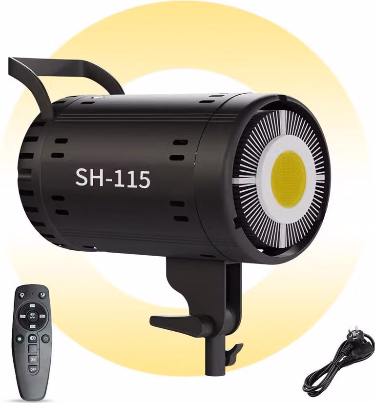 Luce video, Bi-Color 3200K-5600K, Alta luminosità 18000 LUX, Solo luce video-a