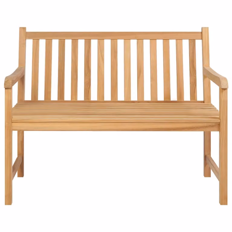 Panchina da giardino 114 cm in teak massiccio