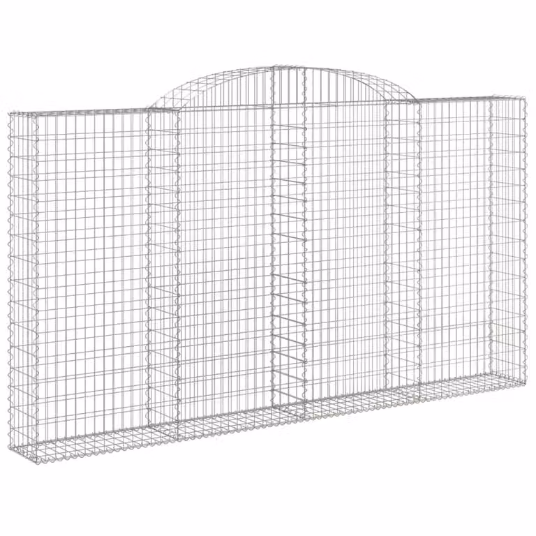 Cesto Gabbione ad Arco 300x30x160/180 cm Ferro Zincato