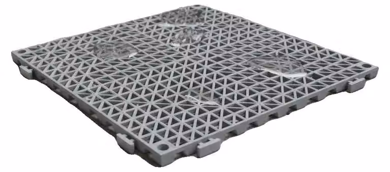 Piastrelle per piscine, design antiscivolo, rapida capacità di drenaggio, colore verde militare