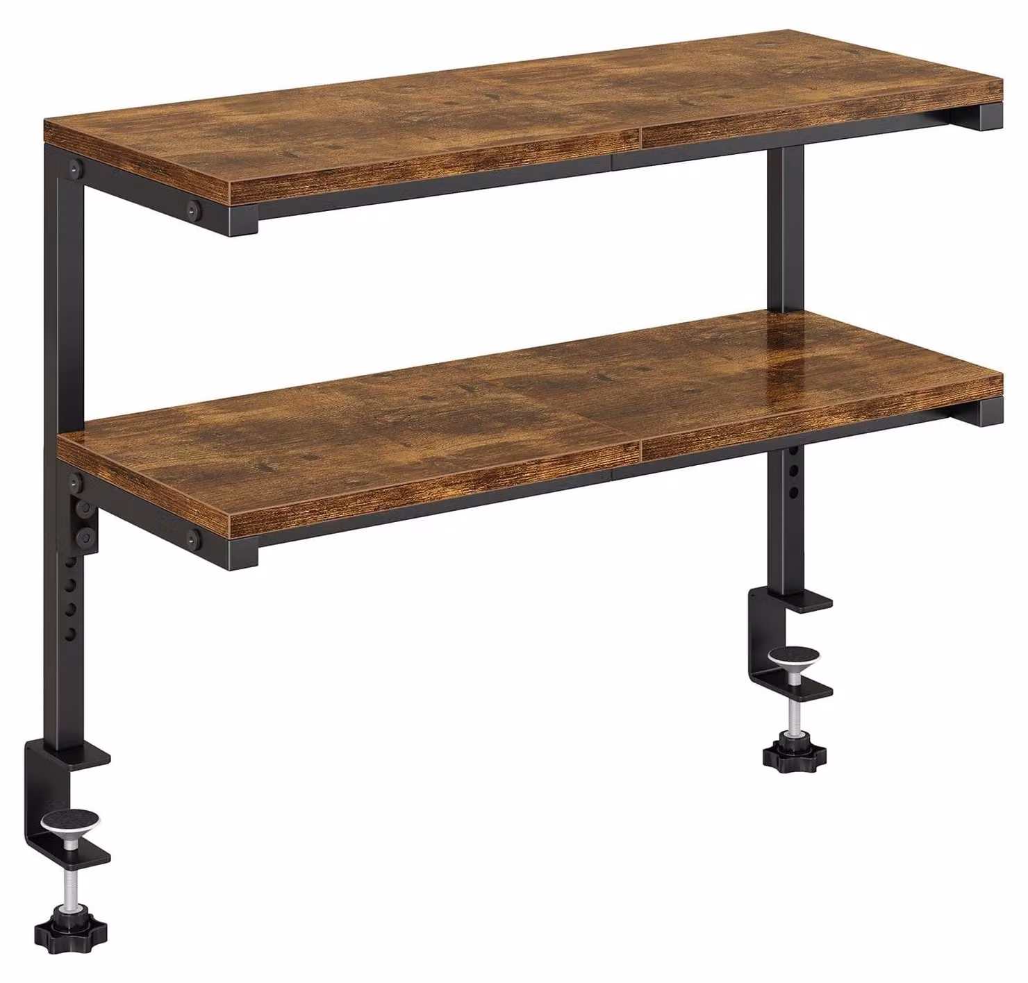 Solidchoice - Portaoggetti da scrivania con 2 ripiani, altezza 58 cm, per accessori da scrivania