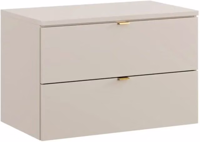 Set da bagno BELLA: mobile sotto lavabo 80cm + piano per lavabo