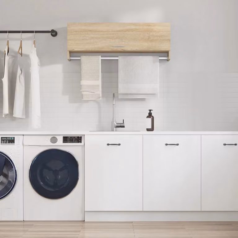 Armadio vidaXL in Rovere Sonoma con Ante a Battente, L: 100 cm, P: 32,5 cm, H: 35 cm