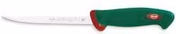 Coltello per sfilettare pesce Sanelli Professional in acciaio inox con manico verde e argento, lama 16 cm