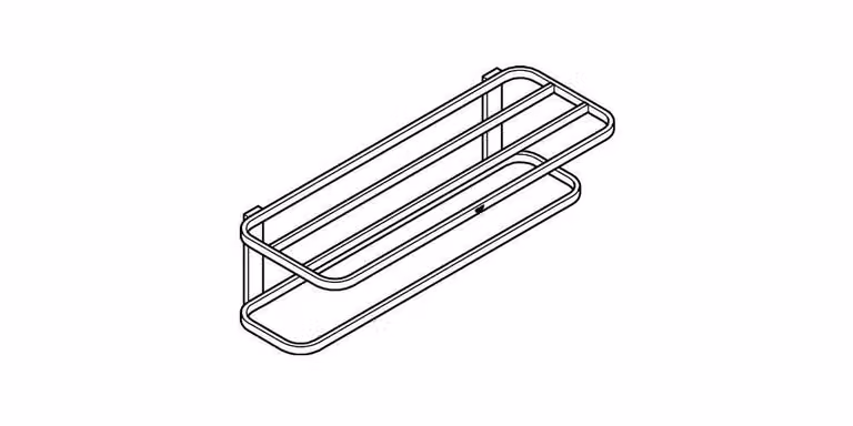 Grohe Selection - Portasciugamani multiplo, supersteel 41066DC0