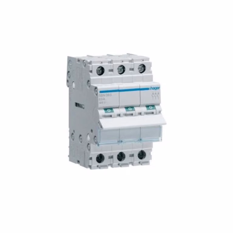Hager SBN363 Corrente nominale: 63 A, Tensione bobina (max): 440 V