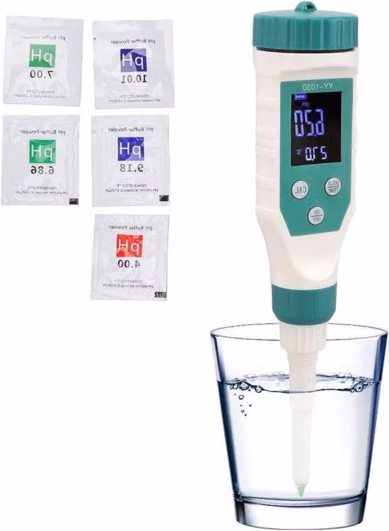 pH-metri digitali a ioni idrogeno - Compatibilità con app - Funzioni della sonda pH - Misurazione dell'acidità e del grado di fermentazione - Tester pH impermeabile - Solidi e liquidi - Settore alimentare
