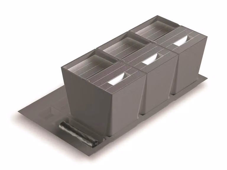 Pattumiera raccoglitore per cestone 3 secchi ( base sottolavello 90 cm)