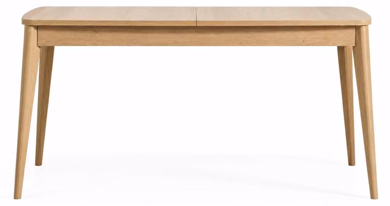 Tavolo da pranzo moderno in legno di quercia con funzione di allungamento minimalista